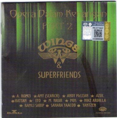 WINGS - Opera Dalam Kenangan PART 2 (CD)